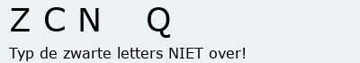 Bevestigingscode
