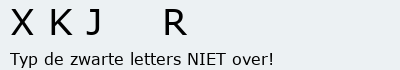Bevestigingscode