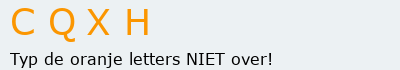 Bevestigingscode