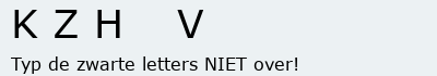 Bevestigingscode