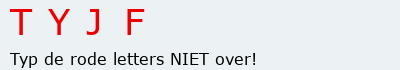 Bevestigingscode