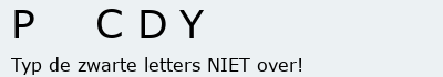 Bevestigingscode