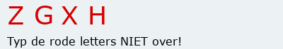 Bevestigingscode