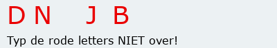 Bevestigingscode