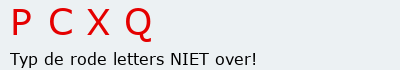 Bevestigingscode
