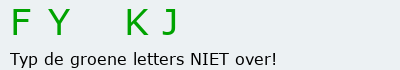 Bevestigingscode