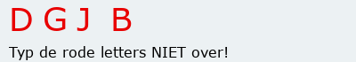 Bevestigingscode