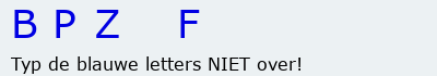 Bevestigingscode