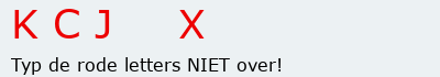 Bevestigingscode