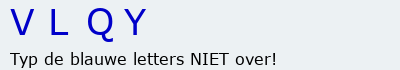 Bevestigingscode