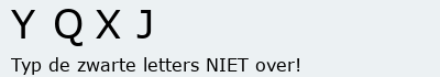 Bevestigingscode
