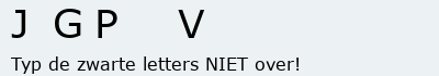 Bevestigingscode