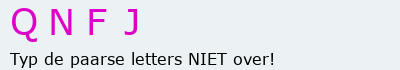 Bevestigingscode