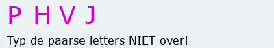 Bevestigingscode