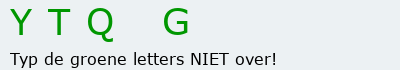 Bevestigingscode