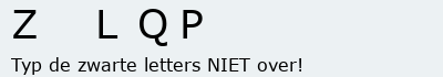 Bevestigingscode