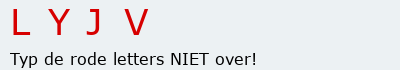 Bevestigingscode