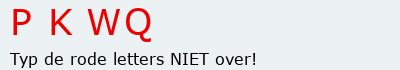 Bevestigingscode