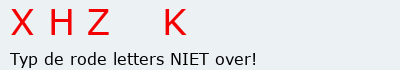 Bevestigingscode