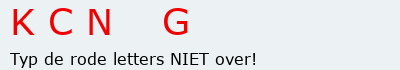 Bevestigingscode