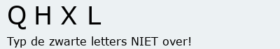 Bevestigingscode