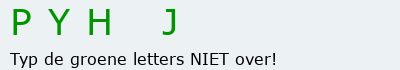 Bevestigingscode
