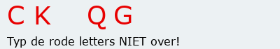 Bevestigingscode