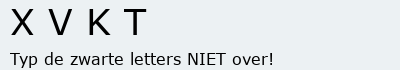 Bevestigingscode