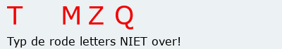 Bevestigingscode