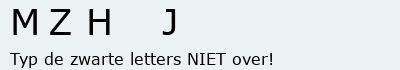 Bevestigingscode