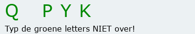 Bevestigingscode
