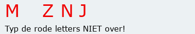 Bevestigingscode