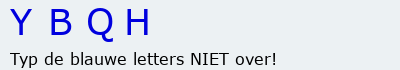 Bevestigingscode