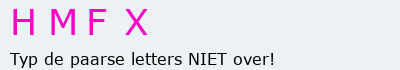 Bevestigingscode