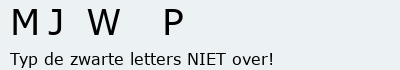 Bevestigingscode