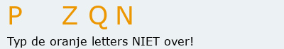 Bevestigingscode