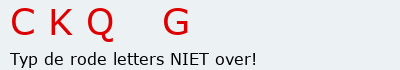 Bevestigingscode