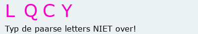 Bevestigingscode