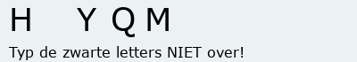 Bevestigingscode