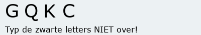 Bevestigingscode