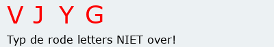 Bevestigingscode