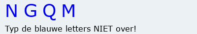 Bevestigingscode
