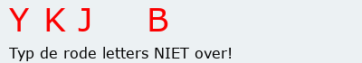 Bevestigingscode