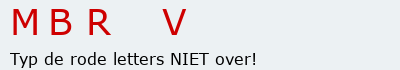 Bevestigingscode