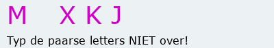 Bevestigingscode