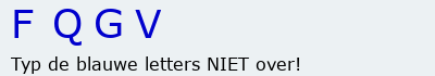 Bevestigingscode