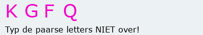 Bevestigingscode
