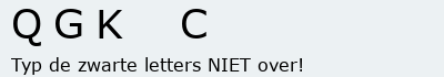 Bevestigingscode