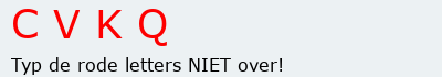 Bevestigingscode