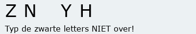 Bevestigingscode